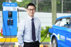 ComfortDelGro’s group chief sustainability and risk officer Jonathan Jong says that with transport accounting for a quarter of all energy-related greenhouse gas emissions, the company has a social responsibility to switch to cleaner energy vehicles.