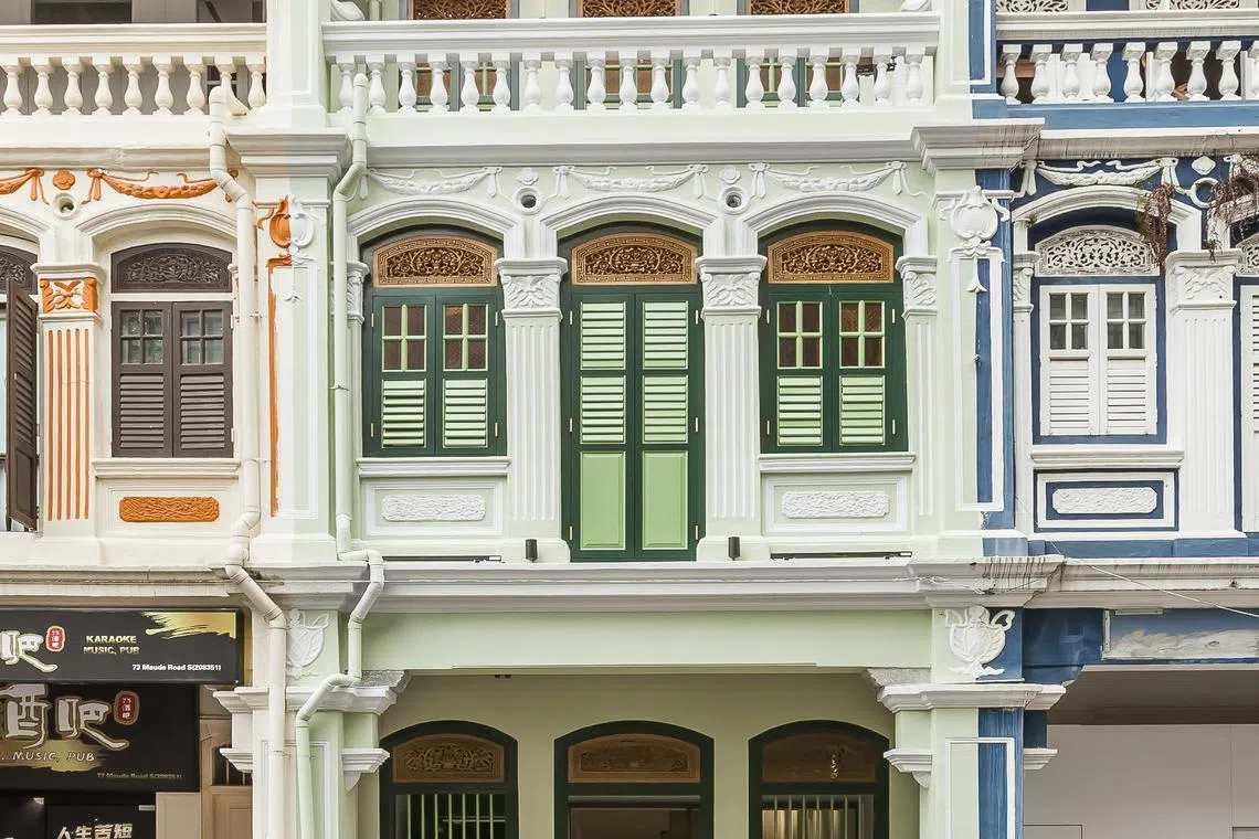 The property 75 Maude Road had been left derelict for many years before restoration work began three years ago. 