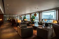 Passengers typically spend anything from a couple of hours to eight or more in first-class lounges. 