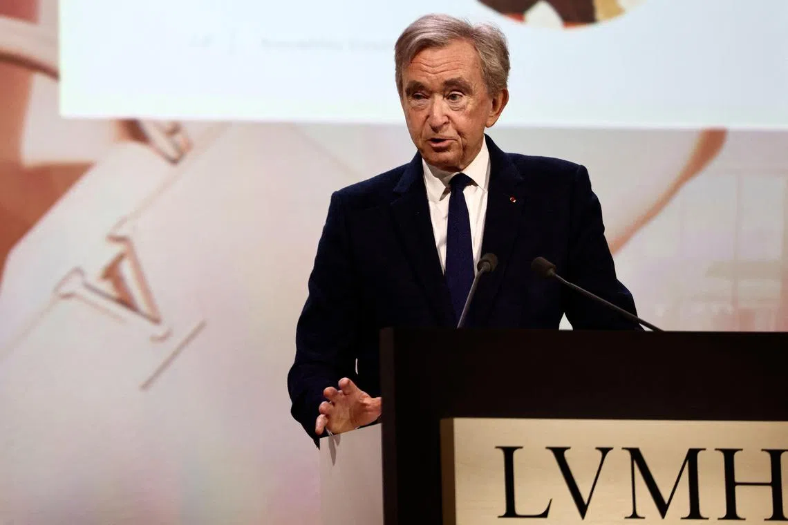 Europe’s richest man, Bernard Arnault, whose firm produces Louis Vuitton bags and Dom Perignon champagne, made a surprise appearance in the Oval Office alongside his son Alexandre.