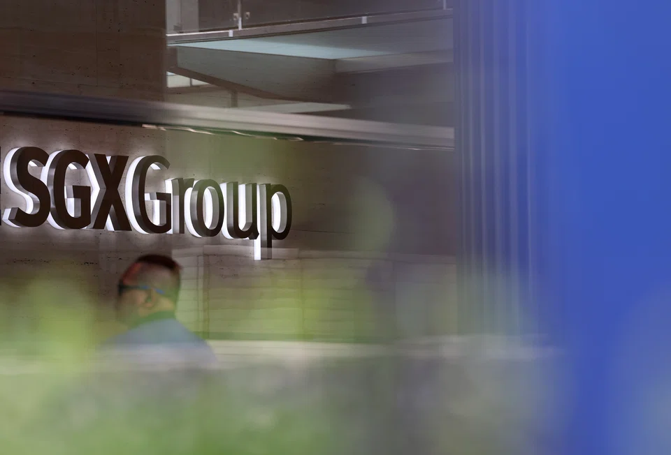 SGX is the biggest loser on the STI, falling 1.2% or S$0.18 to S$15.41.