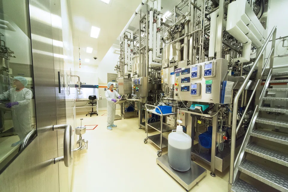 GSK Biologicals’ manufacturing facility in Tuas. GSK is transferring its next-generation process for hepatitis B vaccines to the Tuas site. 