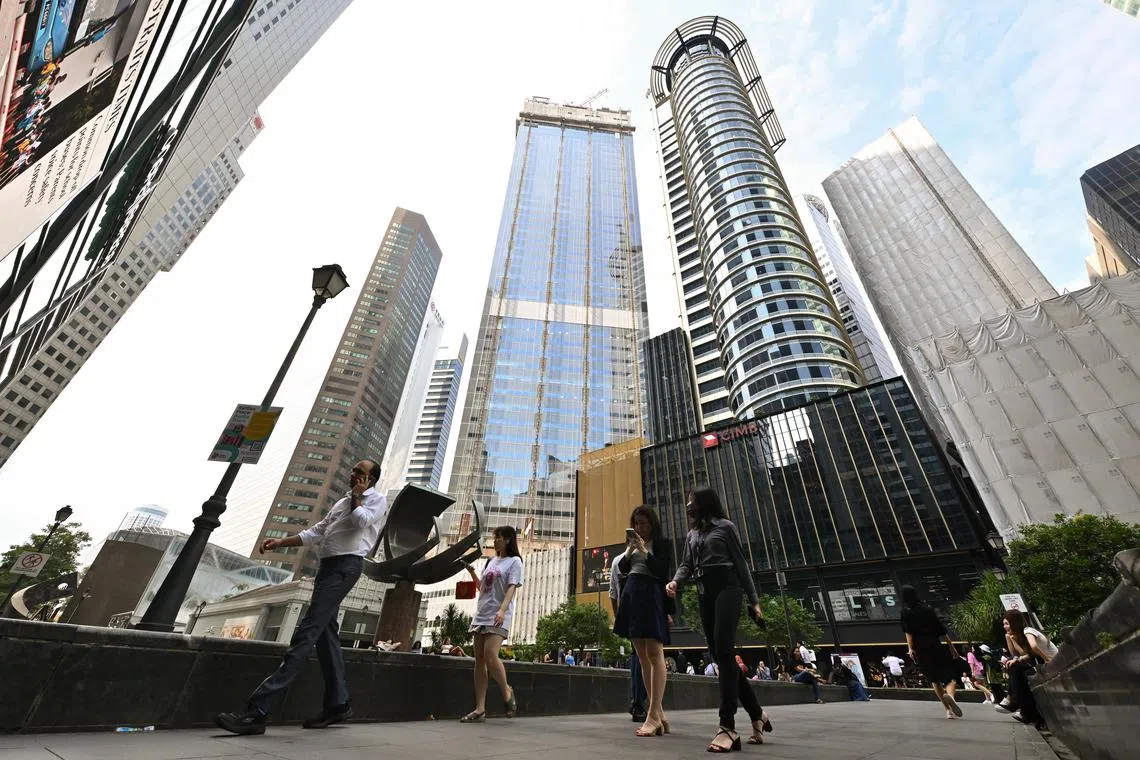 The government's Budget for 2024 will include ways to help businesses scale up and become more productive and efficient, said Finance Minister Lawrence Wong.