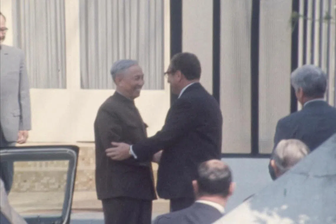 North Vietnamese politburo member Le Duc Tho (left) and then-US national security adviser Henry Kissinger shared more than a few laughs during negotiations on the Paris Peace Accords.