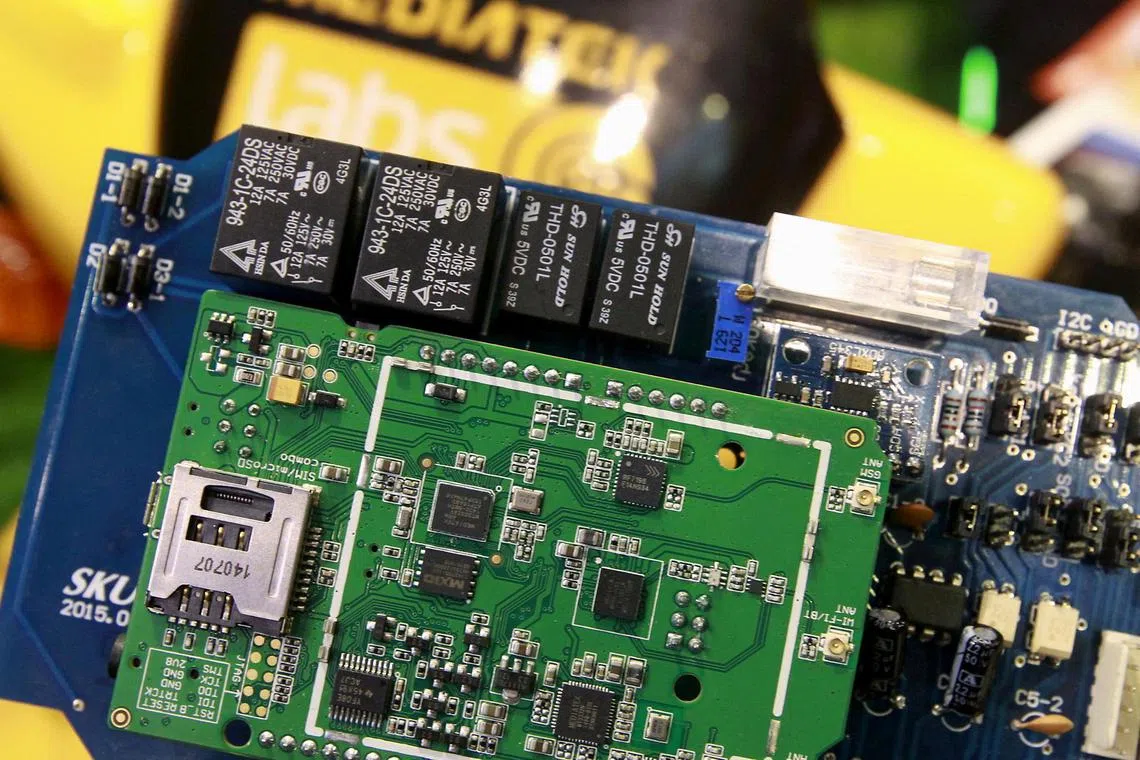 MediaTek is also benefiting from an improved outlook for smartphone chips, which still account for more than half of its revenue.