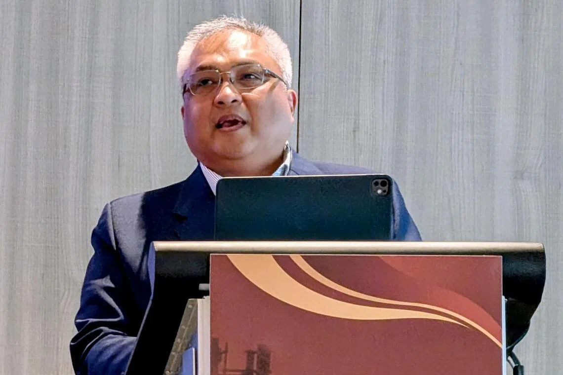 llgbsg - Globe Telecom's CEO Carl Cruz speaking at the Asian Telecom Summit in Singapore on Feb 23, 2026. 

Credit: Globe Telecom