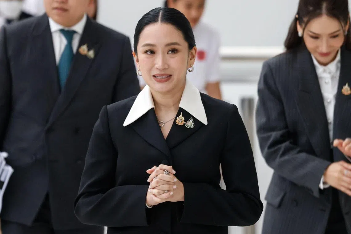 Paetongtarn Shinawatra’s dismissal on Aug 29 has intensified political uncertainty. Photographer: Dario Pignatelli/Bloomberg