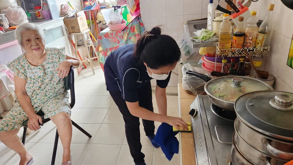 The M.Y HomeShine programme involves monthly home-cleaning services for seniors.