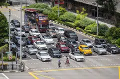 The pricey ownership rights are the result of a quota system that controls the number of autos allowed on the nation’s streets, helping limit congestion and pollution, through the twice-a-month bidding process.