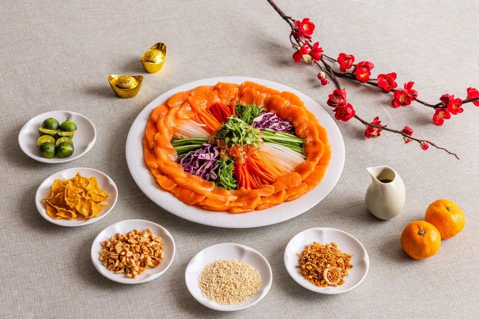 Quenino's classic Lee Ho Fook yu sheng.