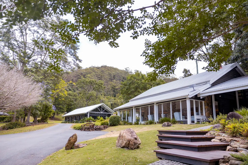 Eden's lush property is located in Currumbin Valley.