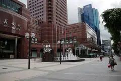 The Reit manager noted that its Singapore portfolio, comprising interests in Wisma Atria (background) and Ngee Ann City (foreground), continue to contribute the bulk of total revenue at 59.9 per cent of total revenue in H2 FY21/22.