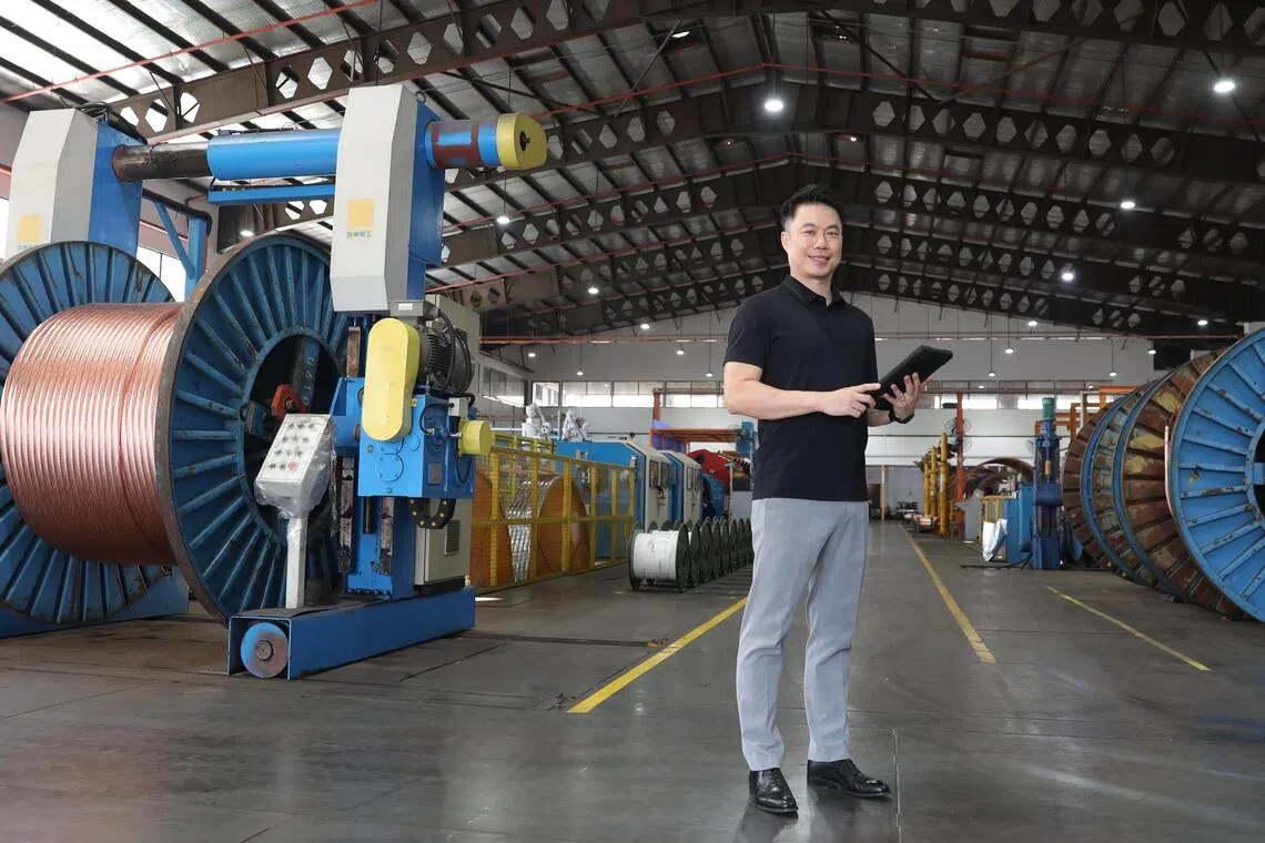The drive for efficiency spurred Keystone Cable to join EnterpriseSG's Scale-Up programme, says Derek Zhu (pictured), one of Keystone’s three directors who oversees operations and finance.  
