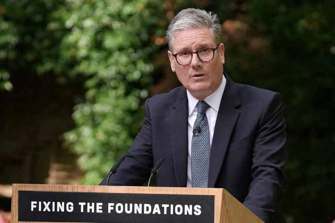 British Prime Minister Keir Starmer has ruled out rejoining either the Single Market or Customs Union.