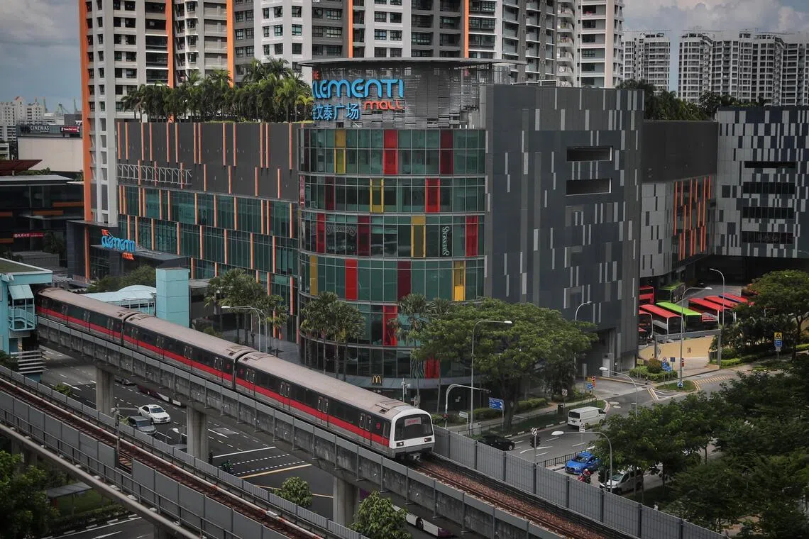 Jurong East-Bukit Batok GRC MP David Hoe flags residents’ concerns about choice, given that Clementi Mall (above) and Grantral Mall@Clementi are owned by the same company.