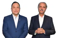 Wong Kee Joo, CEO, HSBC Singapore (left) and Hitendra Dave, CEO, HSBC India.