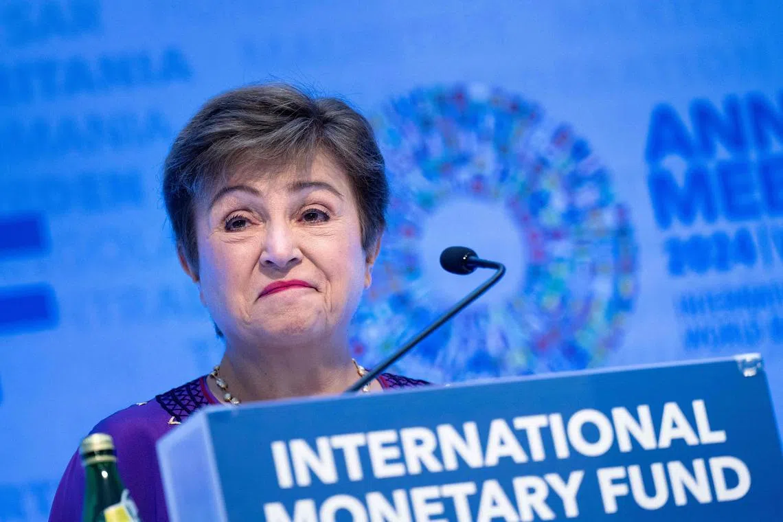 International Monetary Fund Managing Director Kristalina Georgieva says: “Our forecasts point to an unforgiving combination of low growth and high debt – a difficult future.” 