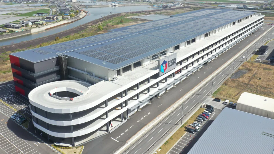 ESR Yatomi Kisosaki Distribution Centre in Mie, Japan, an asset n ESR Reit's portfolio. The Reit's manager expects interest rates in Japan to "continue their upward trajectory".