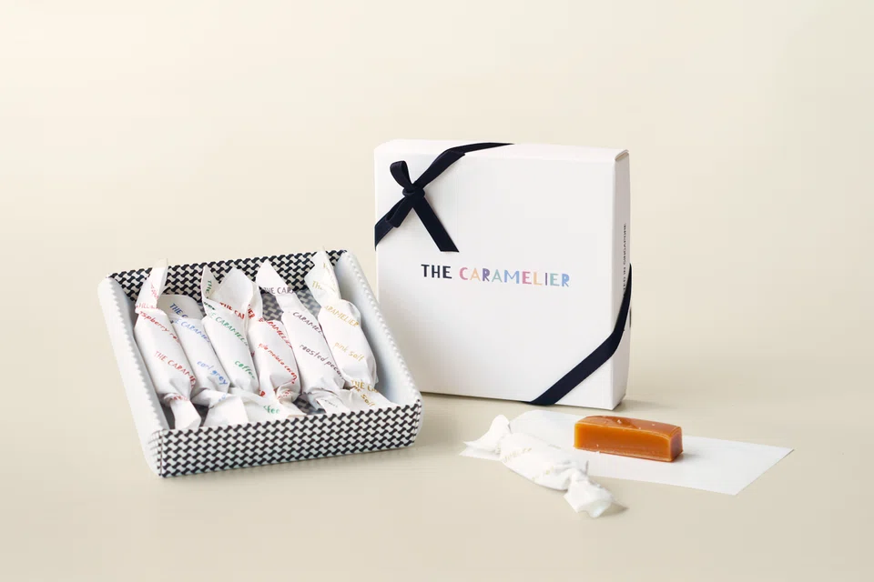  Artisanal caramels by The Caramelier.                            