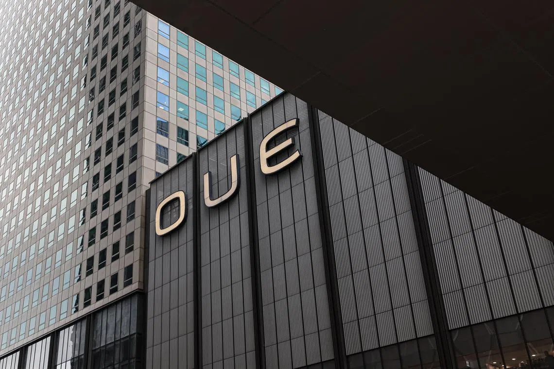 Revenue from OUE’s hospitality division fell 9.8% to S$99.2 million, following a high base last year. 