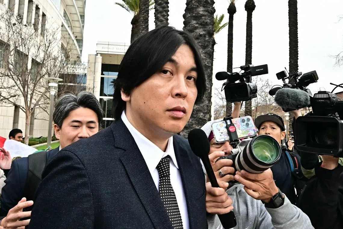 Ippei Mizuhara was sentenced to 57 months in prison on Thursday. and ordered to make restitution of more than US$18.1 million in his sentencing in federal court in Santa Ana, California.