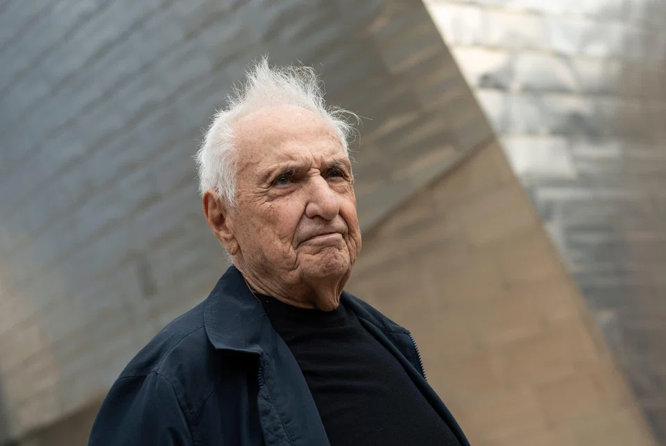 US architect Frank Gehry in front of the Guggenheim Bilbao Museum. He popularised contemporary architecture, and became such a sensation that he was featured on The Simpsons – all while insisting he was a simple maker of buildings. 
