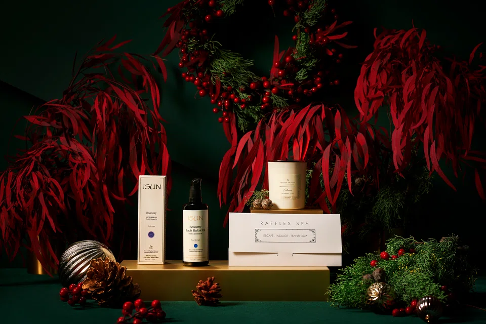Gift yourself or your loved ones  a pampering gift set from Raffles Spa.                   