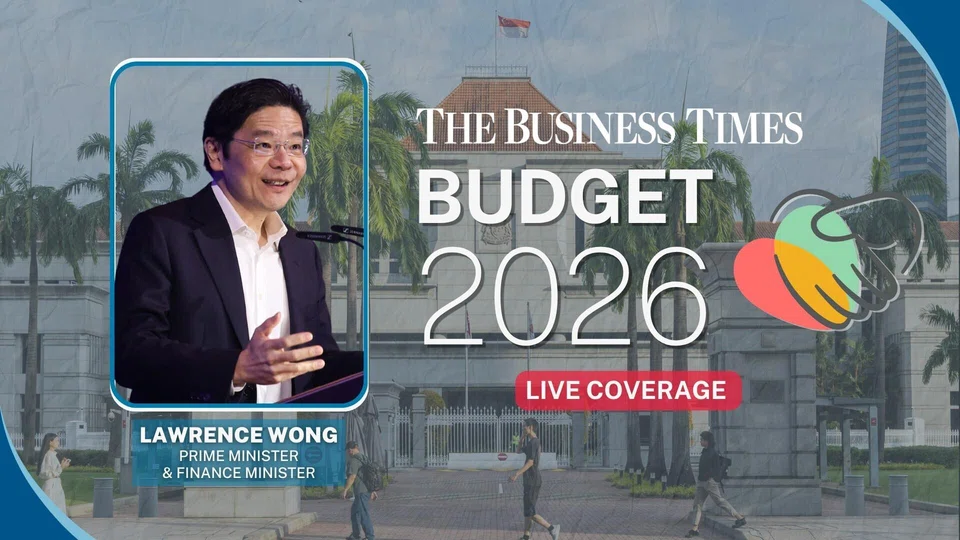 PM Wong will deliver Singapore's Budget 2026 in Parliament at 3.30 pm on Feb 12.