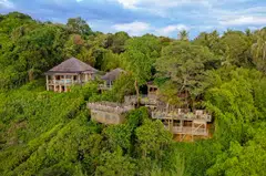 An aerial view of Soneva Kiri on Koh Kood island.