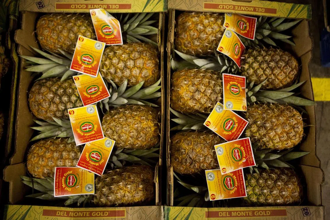Revenue increased 4 per cent to US$694 million partly due to higher exports of fresh and packaged pineapple products.