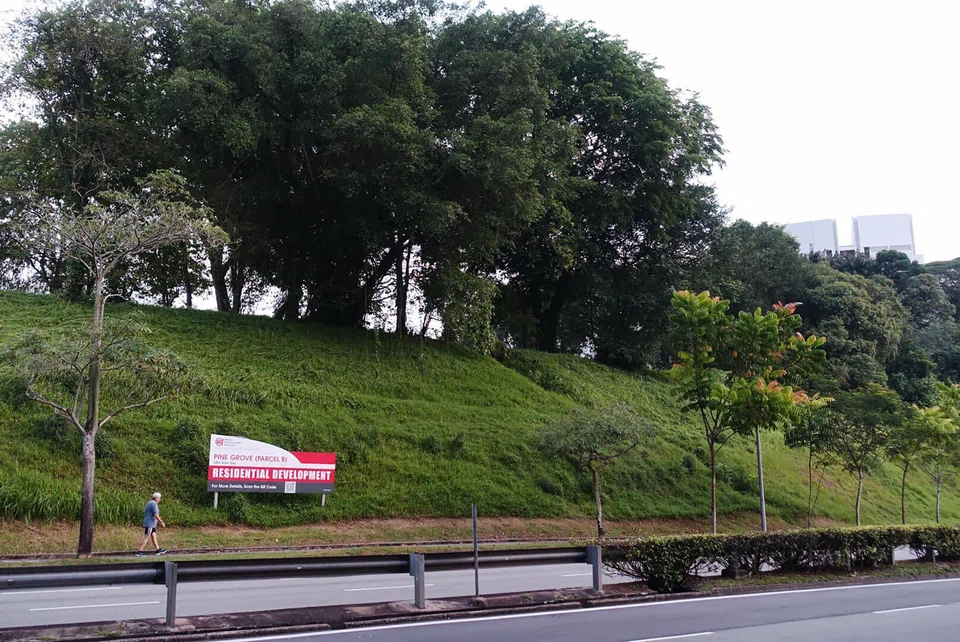 Pine Grove (Parcel B) in Ulu Pandan was one of three 99-year leasehold private housing sites offered at state land tenders that closed on Tuesday.