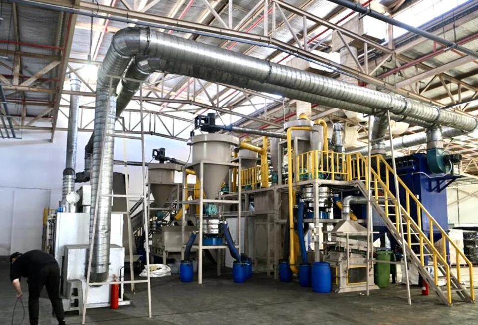 KGS' new facility is the third battery recycling plant in Singapore, and the first to be built vertically for better space efficiency.