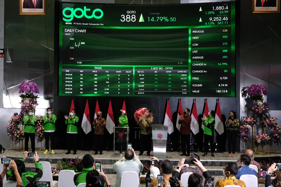 GoTo IPO on the Indonesia Stock Exchange.