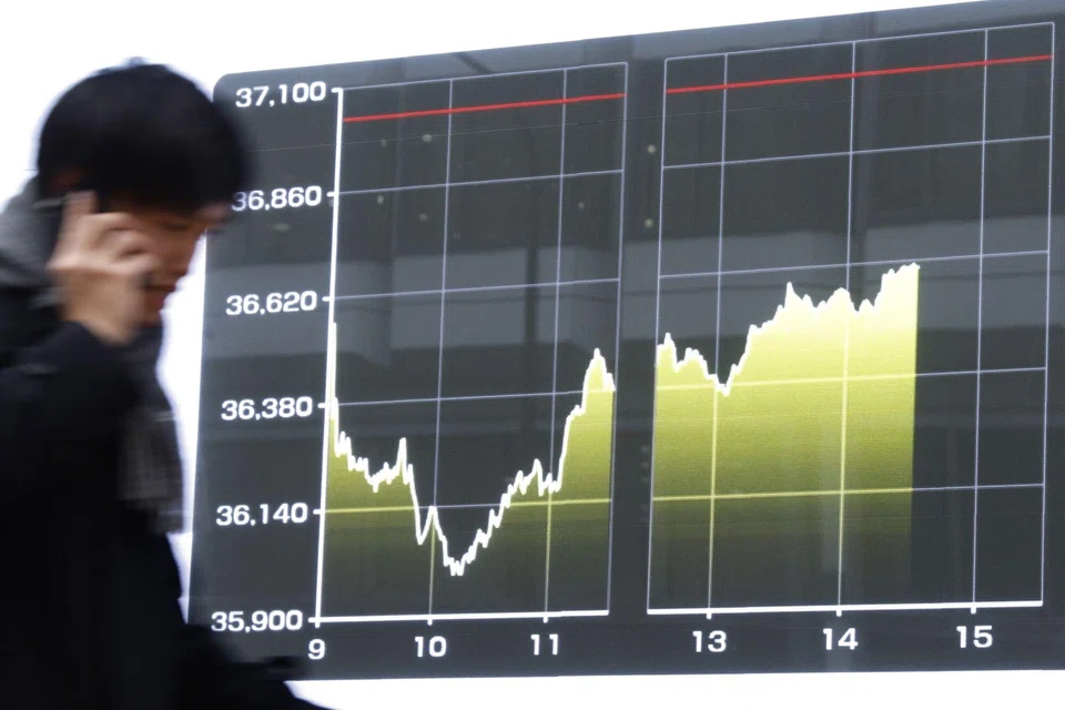 In early trade on Tuesday, Tokyo, Sydney, Singapore, Taipei and Wellington stocks rose but Shanghai and Manila shares dropped.