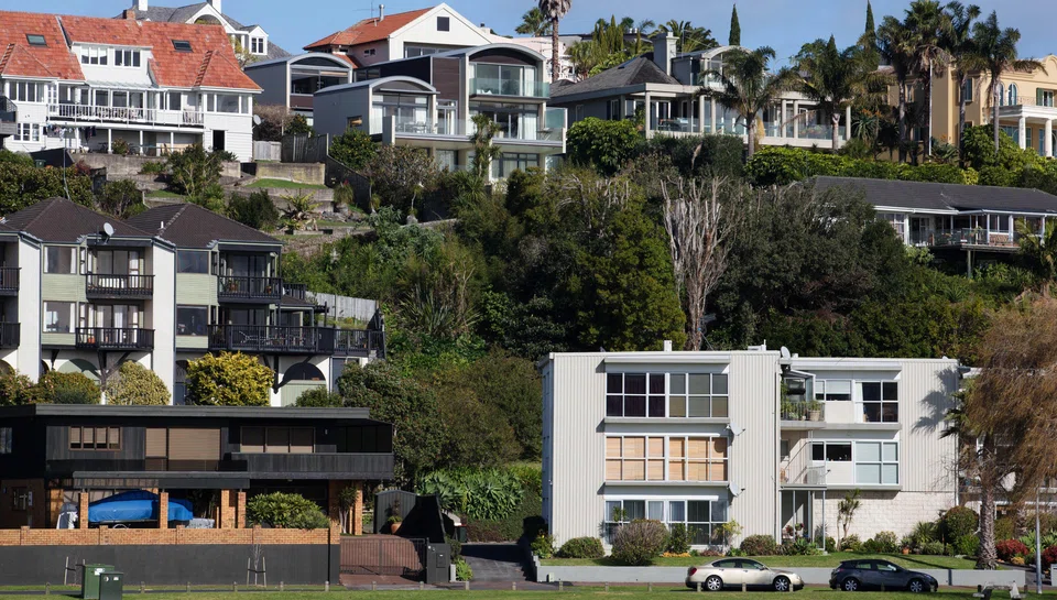 New Zealand’s housing market posted the biggest slump, with luxury home prices in Wellington, Auckland and Christchurch falling by double digits. 