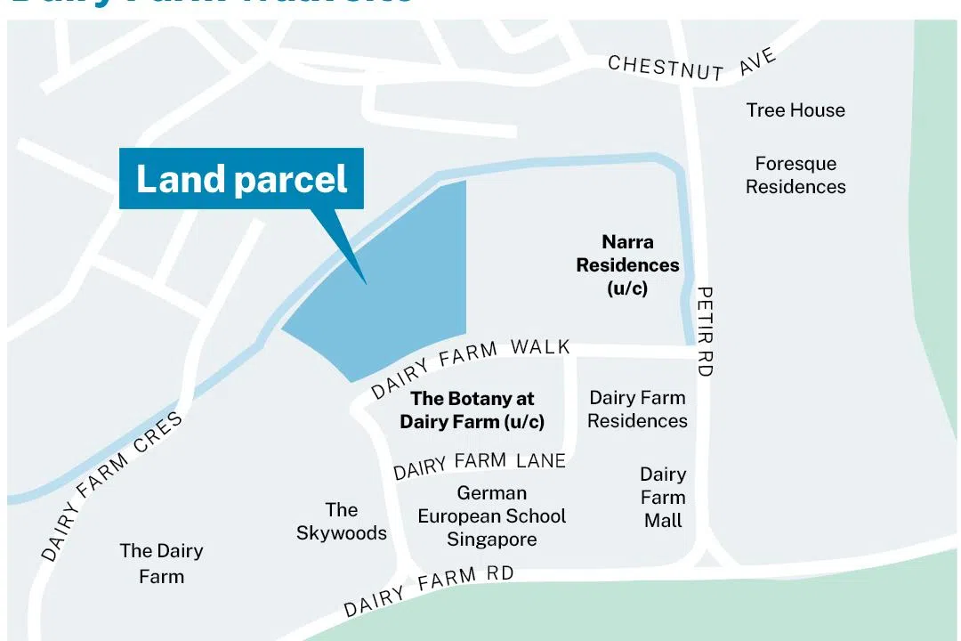 The 99-year leasehold plot can yield about 480 private homes.