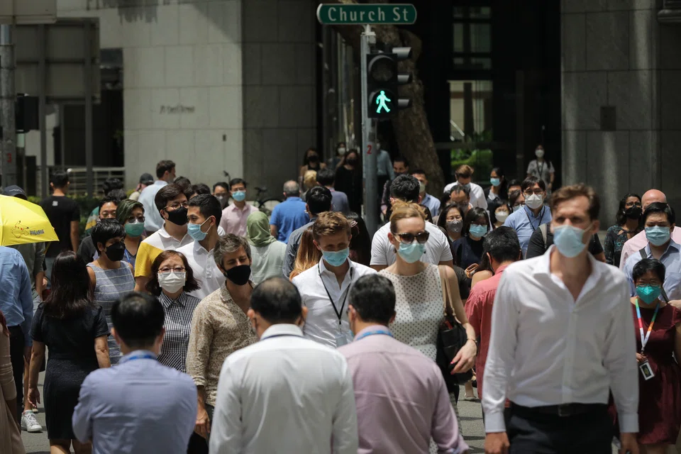 Footfall in the CBD's retail and F&B areas has reached about 70 to 80 per cent of pre-pandemic levels, says Knight Frank Singapore head of retail, Ethan Hsu.
