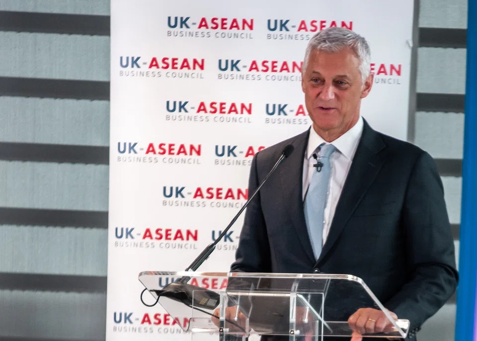 Bill Winters, group CEO at Standard Chartered Bank, speaking during the UK-Asean Business Forum in London.