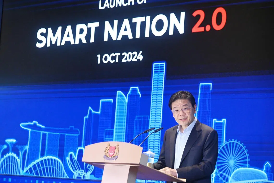 Smart Nation 2.0 will involve experimenting with new approaches, and the nimbleness to pivot quickly from failures, says Prime Minister Lawrence Wong.