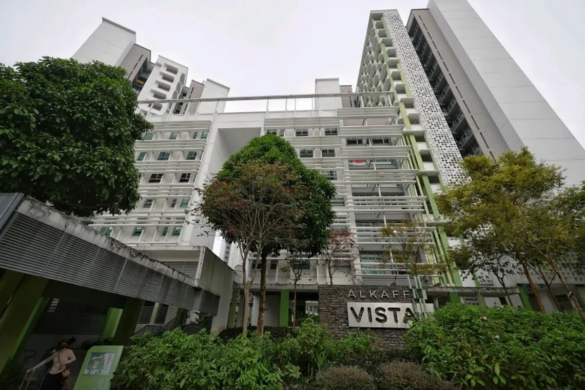 Flats from the Alkaff Vista project recently fulfilled their five-year minimum occupation period. 