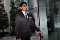 Former WP cadre Yudhishthra Nathan arriving at the State Courts on Oct 21.  