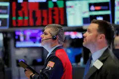 The Dow Jones Industrial Average fell 15.19 points, or 0.05 per cent, at the open to 33,547.67. 
