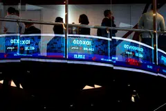 The Jakarta Composite Index opened 5% down and later fell more than 8%, prompting the authorities to halt trading for 30 minutes.