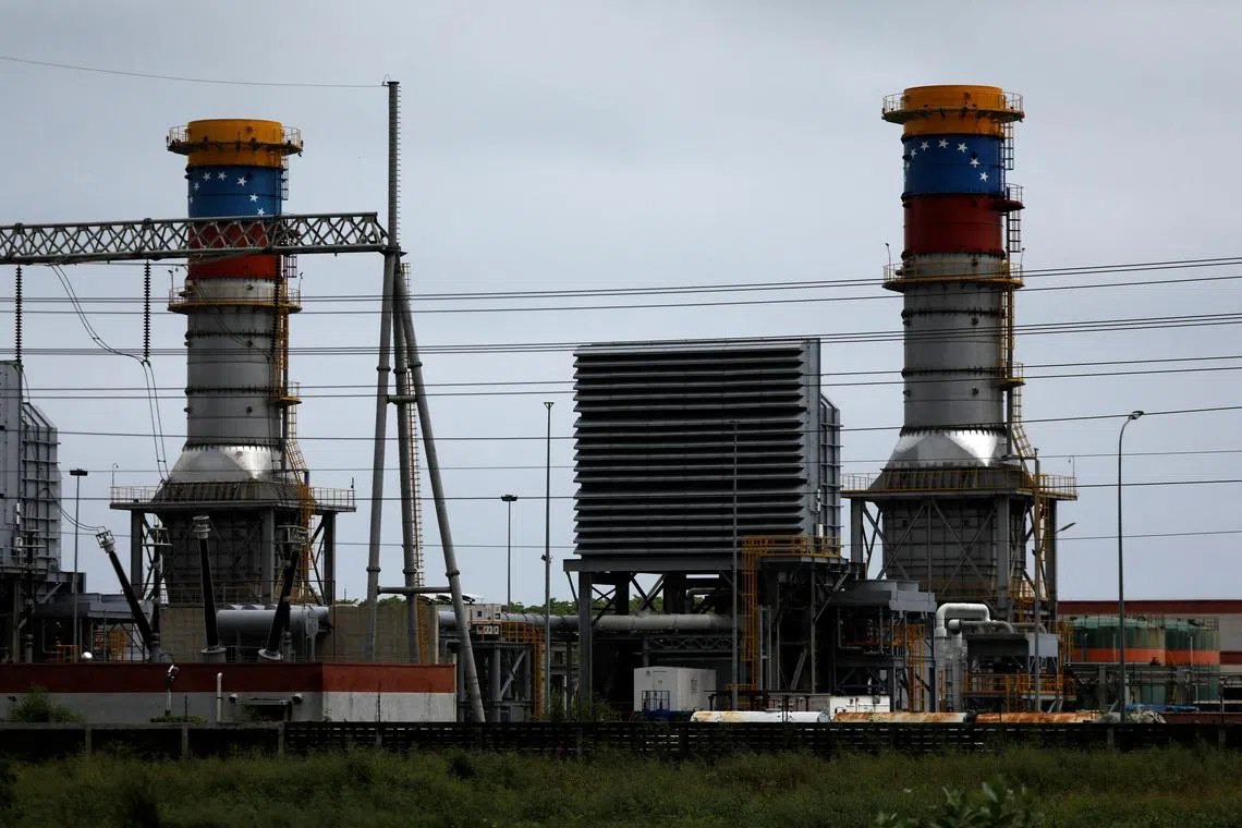 El Palito refinery of the Venezuelan state oil company PDVSA. The country supplies about 0.8% of global oil.