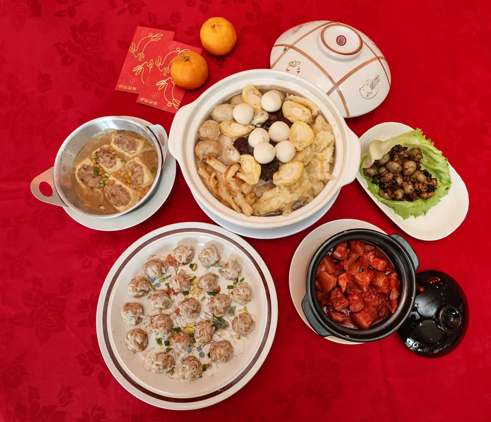 Plum Village's Hakka dishes for CNY.