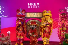 The benchmark Hang Seng Index surged 522.13 points, or 2.37 per cent, to close at 22,566.78, the highest since Mar 2, 2022.