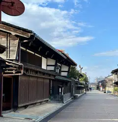 The streets of Iwase are lined with lovingly restored traditional houses.