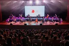 The Teng Company's ensemble performing Harmony, one of the instrumental pieces in The Singapore Composers Series. 