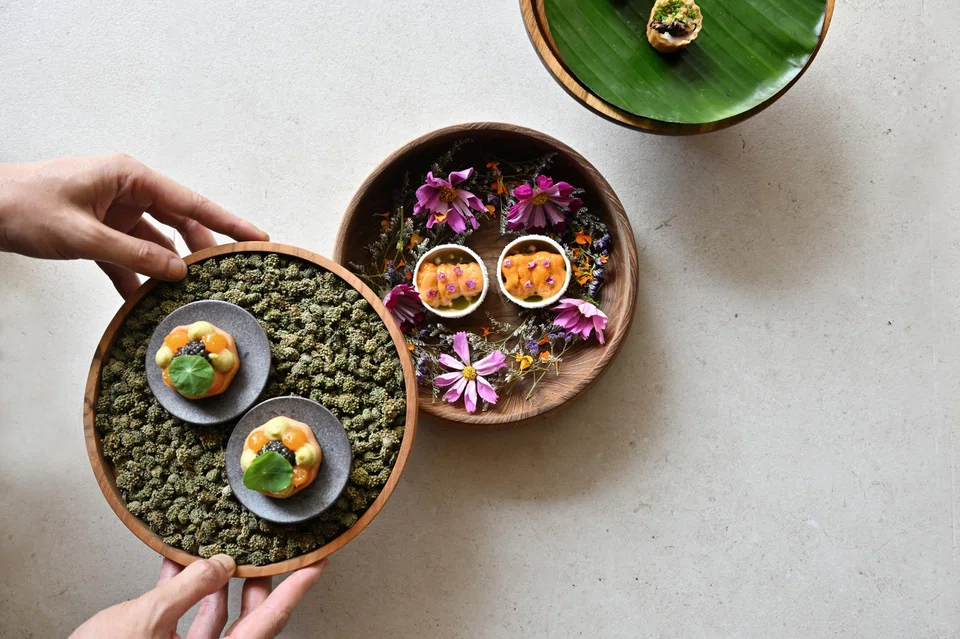 Snacks inspired by the sea.