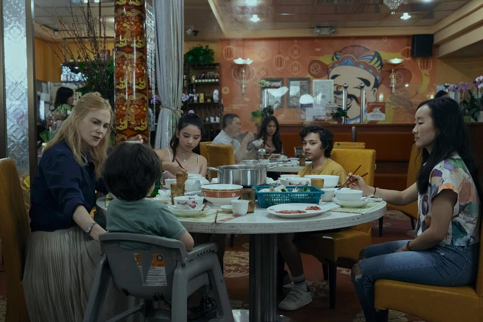 Expats stars Nicole Kidman (left) as an American expat living in Hong Kong with her husband and children.